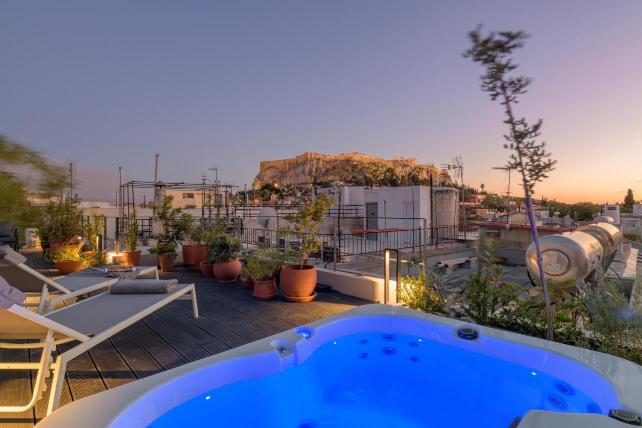 Meno Suite With Private Terrace - Jaccuzzi, Acropolis View Athens Ngoại thất bức ảnh