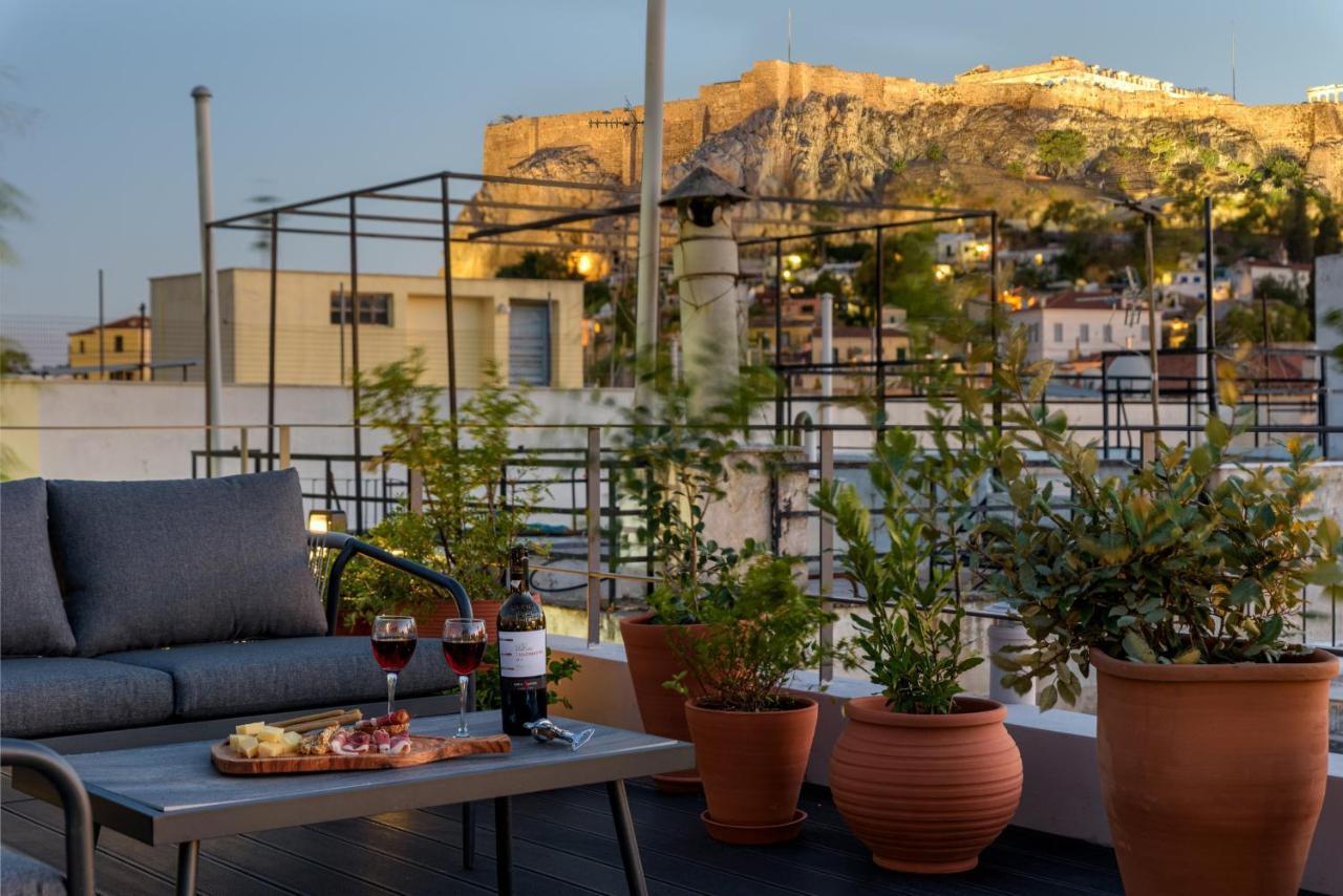 Meno Suite With Private Terrace - Jaccuzzi, Acropolis View Athens Ngoại thất bức ảnh