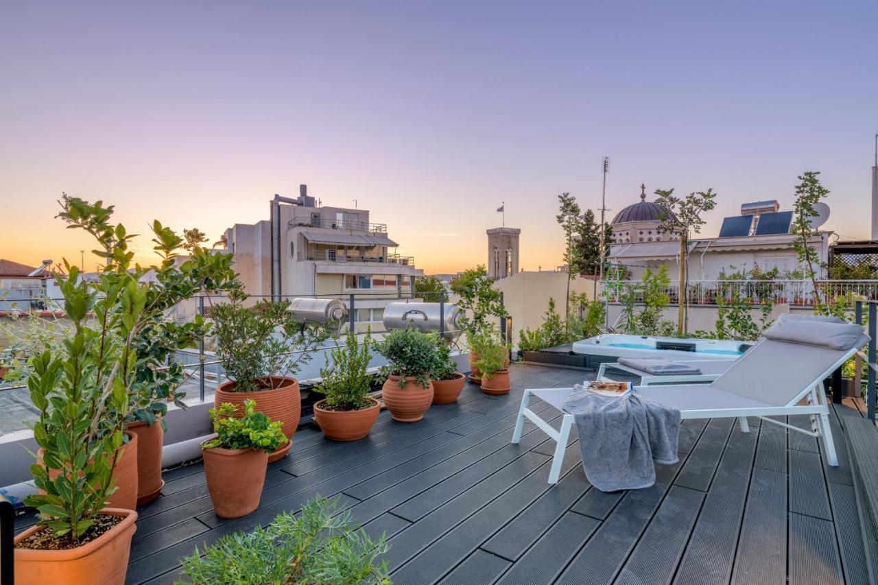 Meno Suite With Private Terrace - Jaccuzzi, Acropolis View Athens Ngoại thất bức ảnh